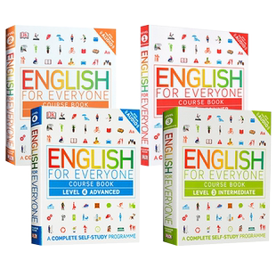 人人学英语系列DK English for Everyone Grammar Guide Vocabulary Builder Idioms DK语法词汇书图解词典惯用语进口英文原版书