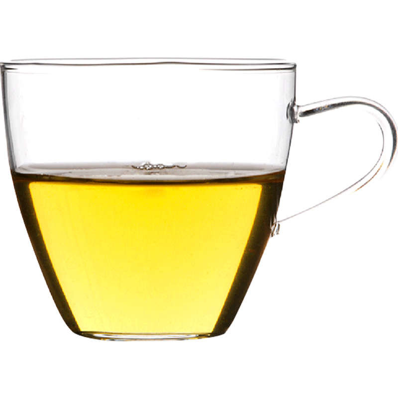 耐热玻璃办公室带把小茶杯