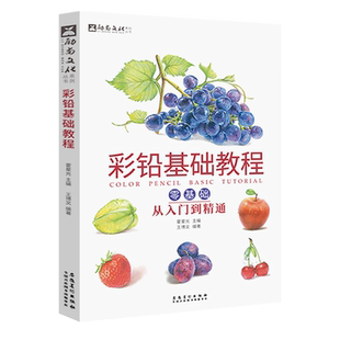 彩铅基础教程彩铅画临摹画画自学零基础学绘画从入门到精通彩铅画本彩铅画教程书彩铅手绘涂色绘画基础书籍彩铅临摹画册