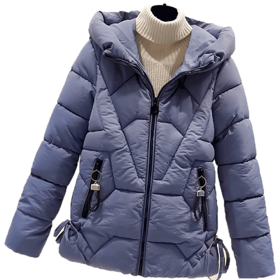 小棉袄外套棉服女士连帽修身棉服