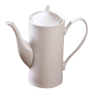 纯白唐山骨瓷陶瓷大容量澳式茶壶陶瓷咖啡壶咖啡杯糖缸奶缸速溶