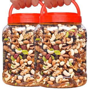 享鲜人每日坚果混合坚果500g混合装罐装小包装零食干果大礼包孕妇