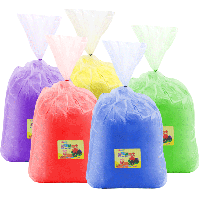5000g超轻白色橡皮泥玩具24