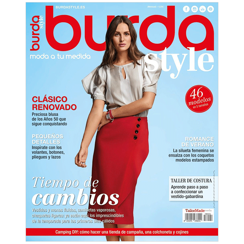订阅 burda style 女性时尚杂志 德国英文原版 :年订12期 E461