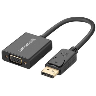 绿联 dp转vga转接头高清电脑显卡接口连接显示器vda线vja转换器