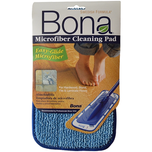 Bona博纳清洁垫海藻纤维拖布易清洗不易抽丝吸水性好原装替换布