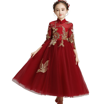 公主走秀婚纱钢琴春夏儿童礼服