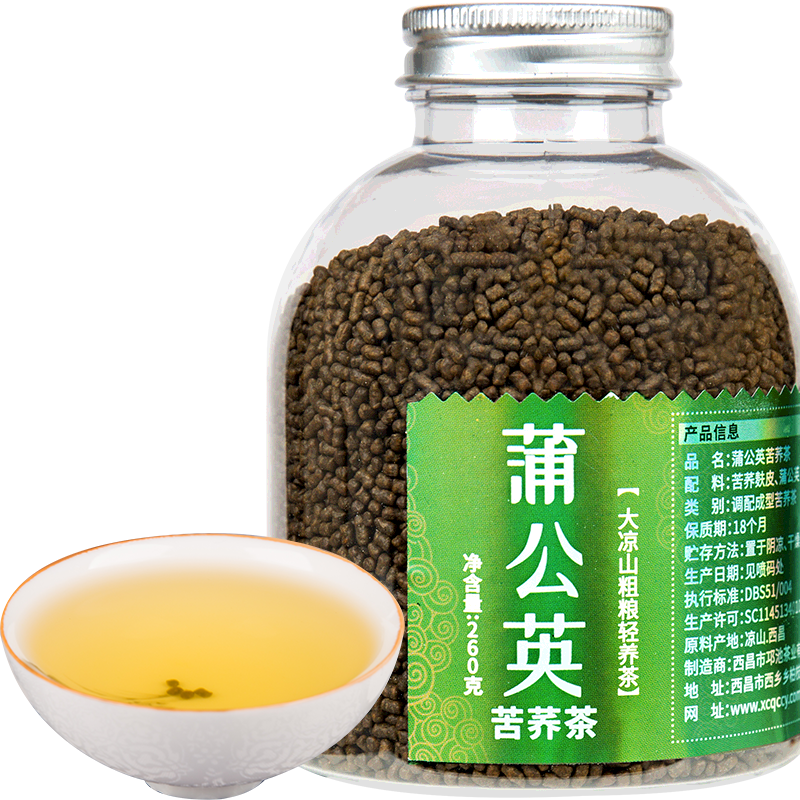 大凉山蒲公英荞麦苦荞茶