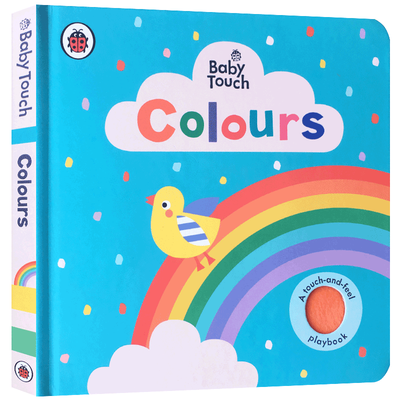 英文原版Baby Touch: Colour玩玩书 宝宝大开本开拓思维3-6岁撕不烂纸板书 英语启蒙触摸感知新事物颜色认知 Ladybird出版读物