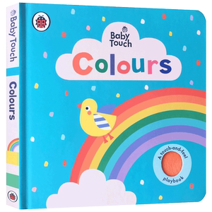 英文原版Baby Touch: Colour玩玩书 宝宝大开本开拓思维3-6岁撕不烂纸板书 英语启蒙触摸感知新事物颜色认知 Ladybird出版读物