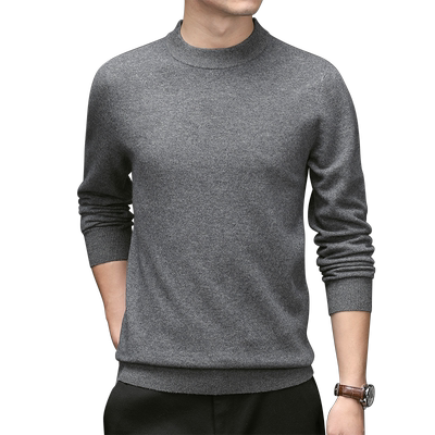 半高领宽松打底冬季加厚羊毛衫