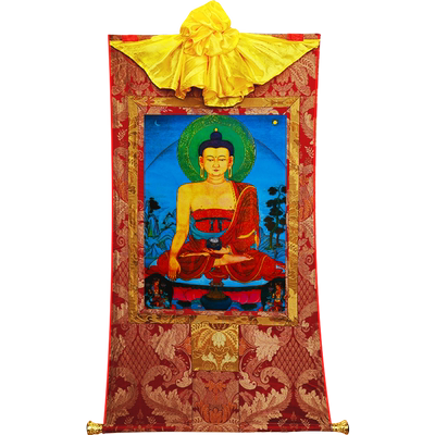 欧斯特矿物颜料唐卡客厅装饰画