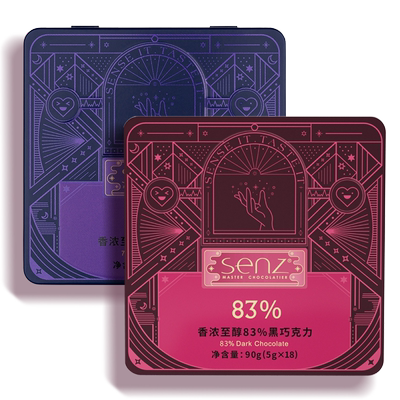 senz黑巧克力情绪魔盒纯可可脂