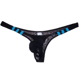 U&I潮男丁字裤超薄冰丝超低腰小囊袋tback日系性感 纯欲小T内裤