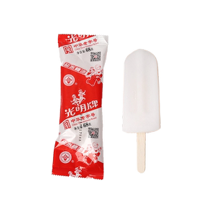 光明盐水棒冰经典老上海冰棍冷饮老字号68g/支批发棒冰怀旧儿时