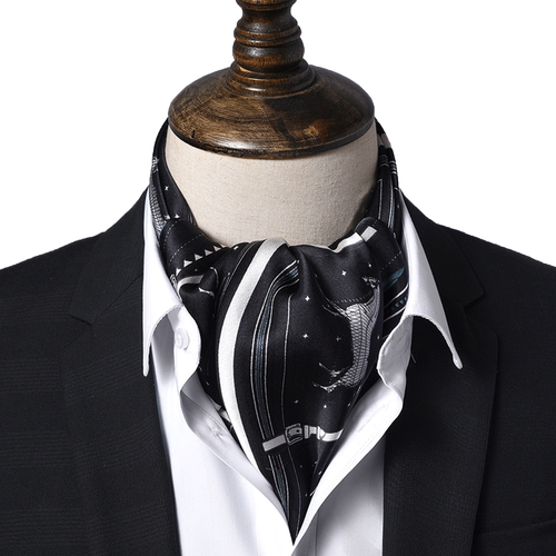 真丝丝巾小方巾围巾男士围脖脖子西装领巾西服秋冬季薄款男式丝绸