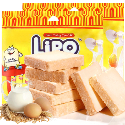 越南lipo面包干120小包进口零食