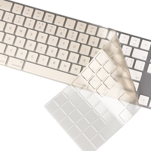 无线蓝牙Pro保护膜适用iMac苹果A2974一体机台式电脑keyboard防尘罩无线键盘A2449短款A2450贴膜妙控配件iPad