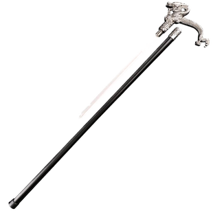 古羽宝剑 全金属龙形龙头手杖剑 cosplay拐杖剑表演道具剑 未开刃