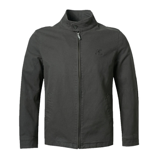 POLO圣大保罗秋冬季男款夹克男士商务休闲立领单外套