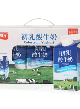 阳光酸奶初乳460ml*6盒常温