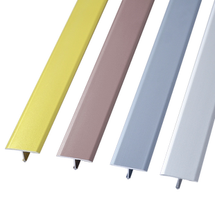 木地板收边条T型铝合金装饰线条瓷砖不锈钢墙砖收口金属背景墙