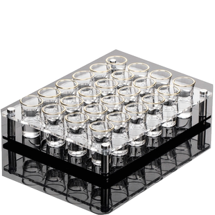 KTV酒吧shot杯小号子弹杯烈酒玻璃杯B52轰炸机杯白酒杯亚克力杯架