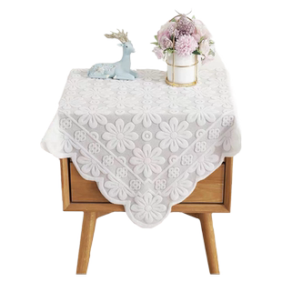 通用盖巾防油微波炉罩电视冰箱洗衣机防尘床头柜盖布多用防尘布