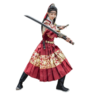 【如梦霓裳丨瑞龙吟】明制夏季汉服男织金薄飞鱼服女曳撒龙纹贴里