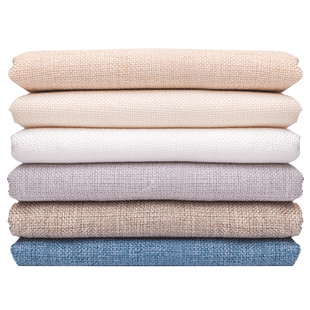 沙发布料加厚棉麻布老粗布纯色麻布帆布亚麻桌布抱枕面料清仓处理