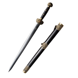 泰合剑 汉剑 八面汉剑 花纹钢剑 手工一体剑 龙泉沈广隆剑 未开刃