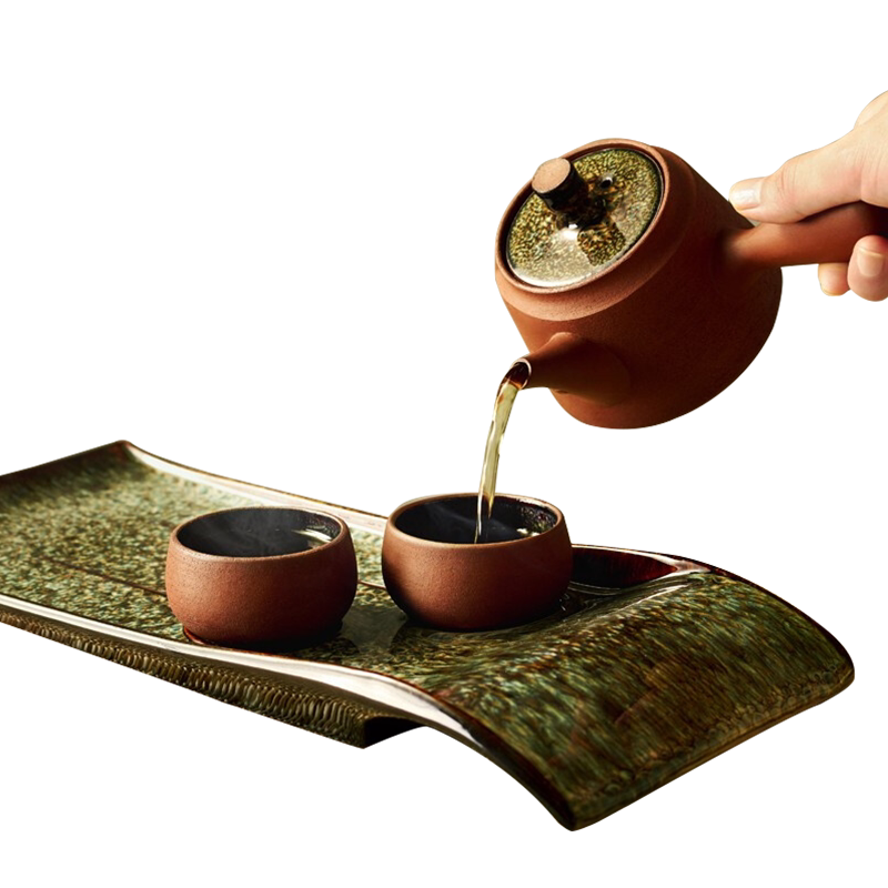 日式陶瓷创意简约茶盘