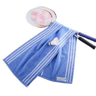 LOFTEX/亚光健身毛巾吸汗男女跑步加长纯棉健身房运动吸汗毛巾挂