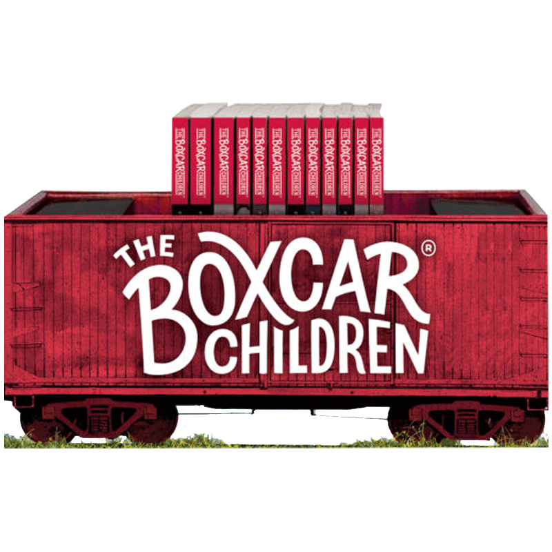 英文原版 棚车少年1-12册礼盒装 The Boxcar Children Bookshelf 英语章节桥梁书 美国经典儿童读物 进口英语原版书籍
