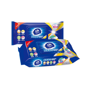 维达厨房专用湿纸巾48片1包去油污安心卫生纸巾新旧交替湿巾