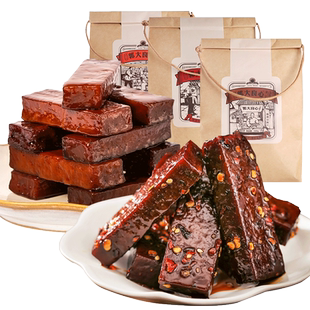 宜宾南溪郭大良心豆腐干麻辣五香四川非遗特产手工豆干休闲小零食