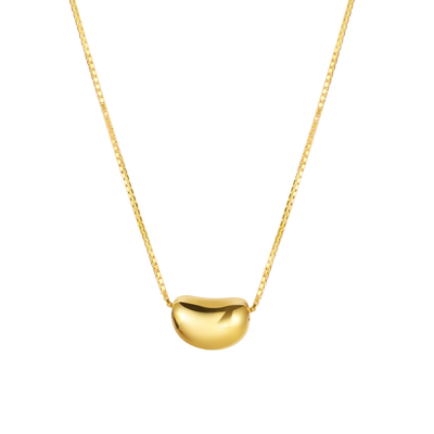 925纯银相思豆银豆豆项链