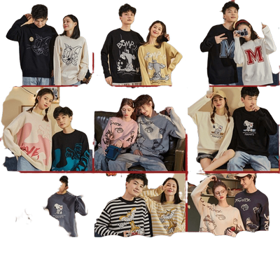 唐狮冬季针织衫宽松情侣装