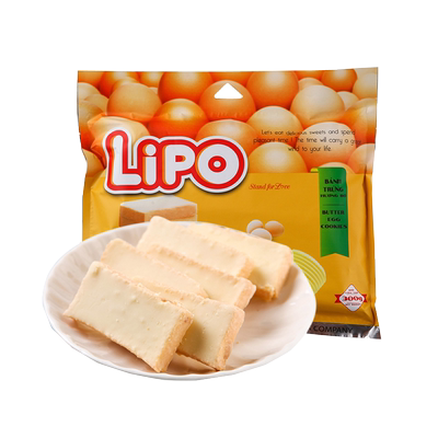越南Lipo进口黄油味面包干300g