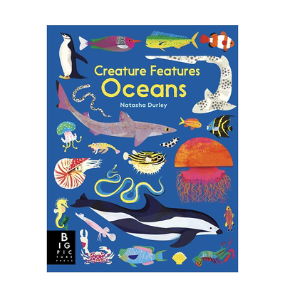 【现货】Creature Features Oceans，生物构成海洋书籍进口原版