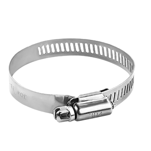 亮飞 316不锈钢卡箍喉箍抱箍全钢水管固定管夹强力管箍快装管卡