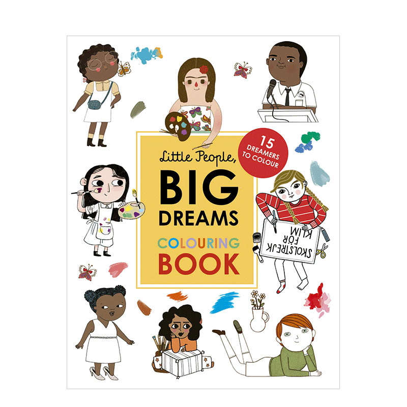 【现货】【Little People, Big Dreams】Colouring Book: 【小人物，大梦想】涂色书 儿童活动绘本 英文原版图书籍进口正（绝版）