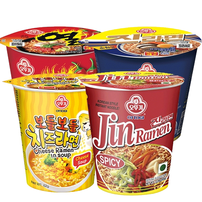 不倒翁进口方便速食杯面韩式风味