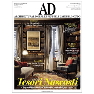 【订阅】 Architectural Digest 意大利意文原版AD 建筑室内设计杂志 年订12期 B089 善本图书
