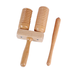 三重吕高低音梆子奥尔夫打击乐器双响筒大号小号中学生小学高低音