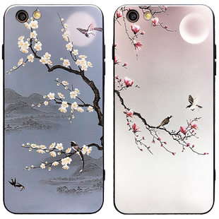 oppor9s手机壳女款R9splus保护套tm全包R9plus软壳男t硅胶m潮oppo防摔sk磨砂oppr超薄0ppor梅花opopr古风opor