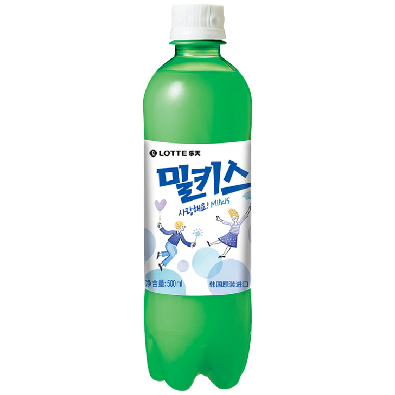 妙之吻乳味草莓味芒果味口味可选Milkis碳酸饮料苏打水气泡水0脂