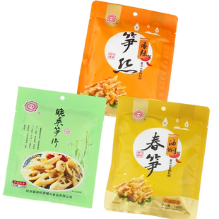 杭富笋丝油焖春笋雪菜笋丝香辣脆笋竹笋丝笋片下饭菜零食100g袋装