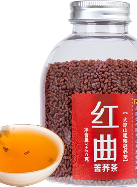 红曲苦荞茶520g荞麦茶双重营养