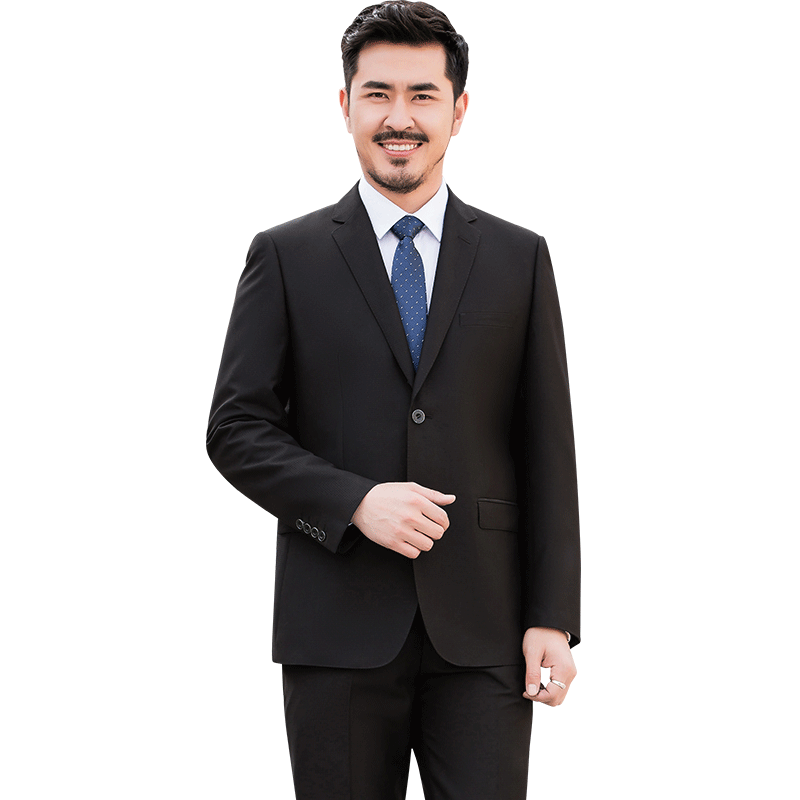 红都新款男装西服套装结婚办公